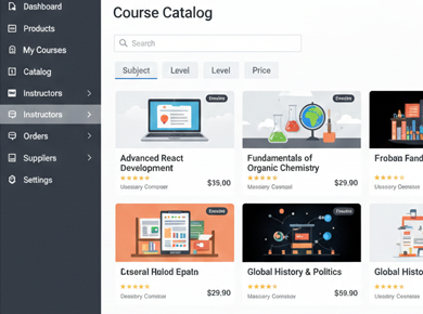 Edu Courses Information App