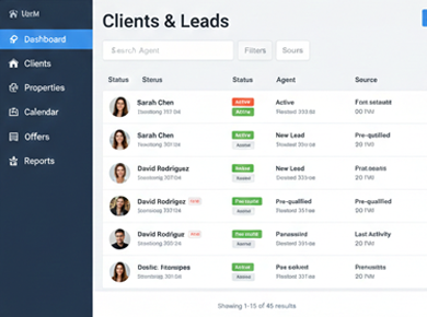 Realestate CRM Platform