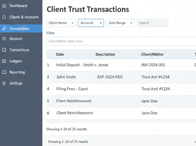 Trust Accounting Platform