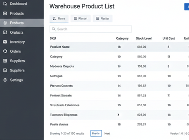Warehouse Inventory Tracking Platform